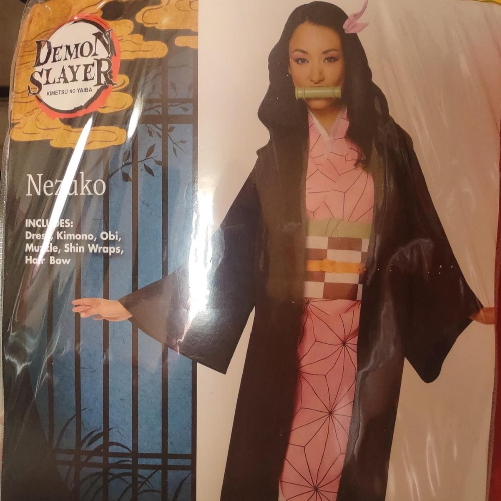Spirit Black and Pink Kimono Costume